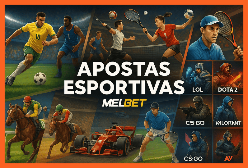Aposte em apostas esportivas no cassino online MELBET